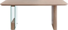 Tραπέζι Faghan pakoworld καφέ mdf 180x90x76εκ