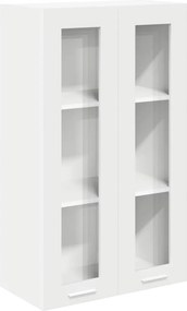 vidaXL Κρεμαστό ντουλάπι Λευκό 60 x 31 x 100 εκ. Επεξεργασμένο ξύλο