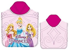 Πόντσο Παιδικό Microfiber Princess 50x100εκ. Summer tiempo 42-2986