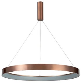 Φωτιστικό Οροφής 77-8150 Led 60cm Amaya Copper Homelighting Αλουμίνιο,Ακρυλικό