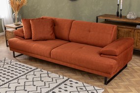 3-Seat Sofa-Bed Mustang - Orange Orange