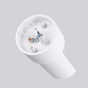 Φωτιστικό οροφής FLASH λευκό ατσάλι/1xmax 15W LED