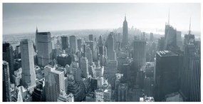 Ταπετσαρία XXL - New York City skyline in black and white 550x270