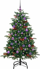 vidaXL Τεχνητό Χριστουγεννιάτικο Δέντρο με 150 LED Πράσινο 150 cm