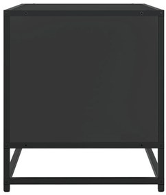 vidaXL Έπιπλο Τηλεόρασης Μαύρο 91x40x46 εκ. από Επεξεργ. Ξύλο/Μέταλλο