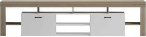 Έπιπλο τηλεόρασης Liner sonoma-λευκό 210x40x50εκ