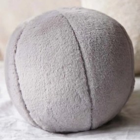 Μαξιλάρι Διακοσμητικό (Με Γέμιση) Pelus Top 150CRG1124 Grey Aberto Design 25x25 Silicon,Polyester