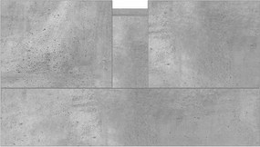 vidaXL Ντουλάπι Μπάνιου Γκρι Σκυροδεμ. 58 x 33 x 60 εκ. Επεξεργ. Ξύλο