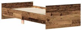 vidaXL Πλαίσιο κρεβατιού χωρίς στρώμα 90x200 εκ. Επεξεργασμένο Ξύλο