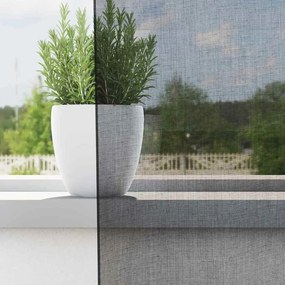 vidaXL Κουρτίνες Voile με τσέπες ράβδου 2 τεμάχια Μαύρο