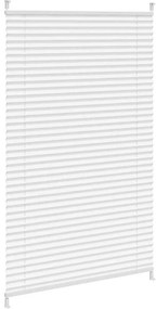 Πλισέ στόρι σκίασης 80x125cm Λευκό