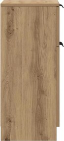 vidaXL Ντουλάπι τεχνίτης Δρυς 30 x 30 x 70 εκ. από Επεξεργασμένο Ξύλο