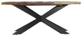 vidaXL Τραπεζαρία 180 x 90 x 76 εκ. από Μασίφ Ανακυκλωμένο Ξύλο