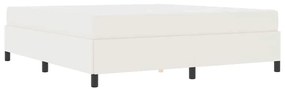 vidaXL Σκελετός Κρεβατιού Άλλο Κρεμ 180 x 200 cm Βελούδο