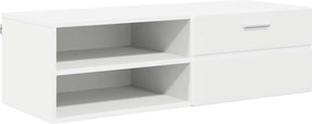 vidaXL Ξύλινο Ντουλάπι Λευκό 100,5 x 39 x 30 εκ Επεξεργασμένο ξύλο