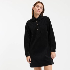 Κοντό φόρεμα από βελούδο κοτλέ, Signature ALBANE