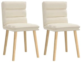 Καρέκλες Τραπεζαρίας vidaXL 2 τεμ Λινό