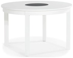Τραπέζι Riverton 388, Άσπρο, 75cm, Ινοσανίδες μέσης πυκνότητας