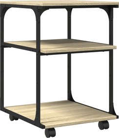 vidaXL Βάση Εκτυπωτή 3 Επιπέδων Sonoma Δρυς 43x48x64 εκ Επεξ. Ξύλο