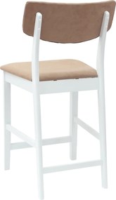 vidaXL Καρέκλες φαγητού 2 pcs Λευκό 48 x 49 x 95 εκ.