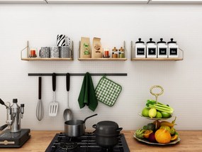 Wall Shelf Dekoratif Duvar Rafı Gold
Brown