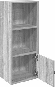 vidaXL Βιβλιοθήκη Γκρι Sonoma 31x24x77 εκ. από Επεξεργ. Ξύλο
