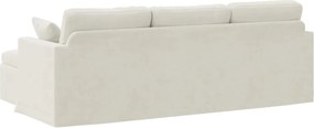 vidaXL Καναπές Κρεμ