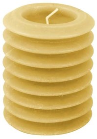 Κερί Circles PT3793YE 7,5x10cm Yellow Present Time Paraffin