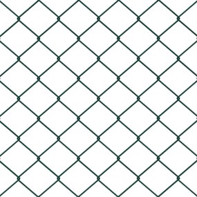 vidaXL Φράχτης αλυσίδας 10 x 0,8 μ Ατσάλι Πράσινο