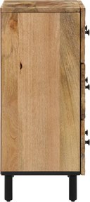 vidaXL Βοηθητικό Ντουλάπι 60 x 33 x 75 εκ. από Μασίφ Ξύλο Μάνγκο