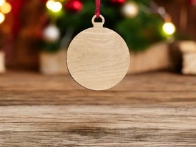 Σετ των 3 Intra απο ξύλο plywood 3mm-4mm πάχος – Χριστουγεννιάτικο μπιχλιμπίδι κενό 45x50 cm INTRAVECTRY-MY552745