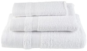 Πετσέτες Σετ 3τμχ 917-946-976 White Astron Σετ Πετσέτες 100% Cotton