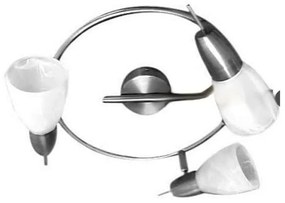 Φωτιστικό Spot Luminairies MC542ΝΜ3E Silver Metal, Glass