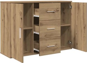 vidaXL Ντουλάπι Αρτισιανή Δρυς 90x29,5x65 εκ. από Επεξεργασμένο Ξύλο