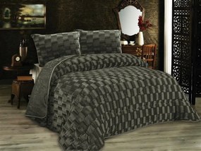 Κουβερτοπάπλωμα Με Εφέ Fleece Μονό 160x220εκ. Olive-Grey1940 DimCol 33421006050