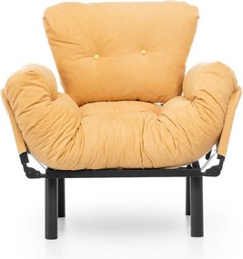 Πολυθρόνα Μουσταρδί NITTA SINGLE 70x95x85