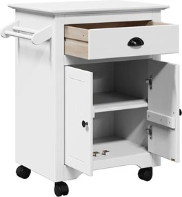 vidaXL Καροτσάκι κουζίνας "BODO" Λευκό 72x45x80 cm