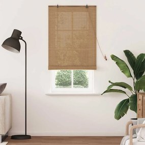 vidaXL Ρόλερ Καφέ 90 x 220 cm Μπαμπού