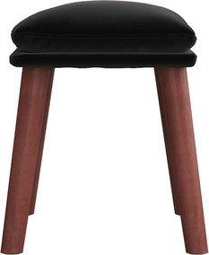 vidaXL Υποπόδιο Μαύρο 45x29,5x35 εκ. Βελούδινο