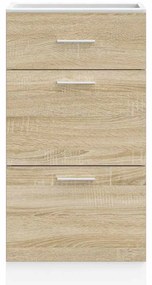 vidaXL Κάτω ντουλάπι Lyon Sonoma Oak 40x46x81,5 cm Κατασκευασμένο ξύλο