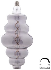 ΛΑΜΠΤΗΡΑΣ LED FILAMENT 8W E27 3000K SMOKE COLOR DIMMABLE HM4056.03