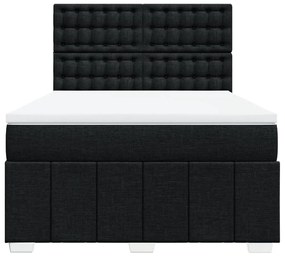 ΚΡΕΒΑΤΙ BOXSPRING ΜΕ ΣΤΡΩΜΑ ΜΑΥΡΟ 160X200 ΕΚ. ΥΦΑΣΜΑΤΙΝΟ 3291735