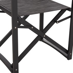 Καρέκλα - Πολυθρόνα Σκηνοθέτη DUPRE C5094.01 Γκρί Αλουμινίου 57x48,5x85,5Y εκ. 57x48.5x85.5 εκ.