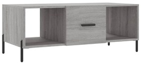 vidaXL Τραπεζάκι Σαλονιού Γκρι Sonoma 102x50x40 εκ. Επεξεργασμένο Ξύλο