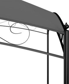 vidaXL Κιόσκι Ανθρακί 3 x 3 x 2,65 μ. 180 γρ./μ²
