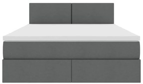 vidaXL Κρεβάτι με αποθηκευτικό χώρο και στρώμα με στρώμα 140 x 190 cm