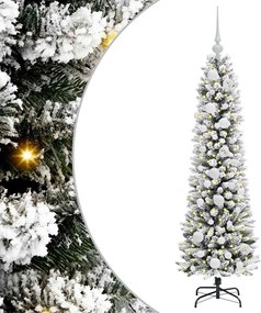 vidaXL Τεχνητό Χριστουγεννιάτικο Δέντρο με 150 LED Λευκό 120 cm