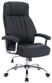 Καρέκλα Γραφείου Διευθυντική Executive 25-0733 65x70x123 Black-Chrome