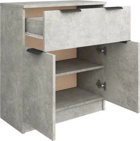 vidaXL Ντουλάπι Γκρι Σκυροδέματος 60x30x70 εκ. Επεξεργασμένο Ξύλο