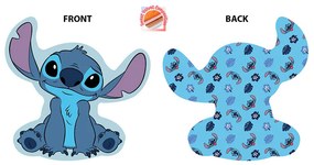 Διακοσμητικό Μαξιλάρι Βελουτέ 2 Όψεων Dimcol Stitch 684 Sky Blue 20cm